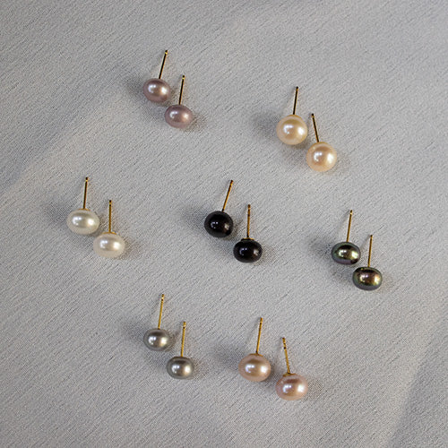 Golden Blush Studs